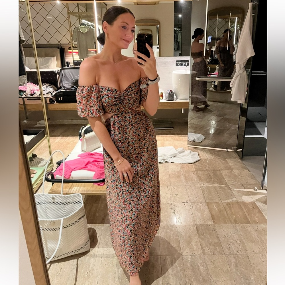 Park & Fifth off the shoulder maxi dress. Size S